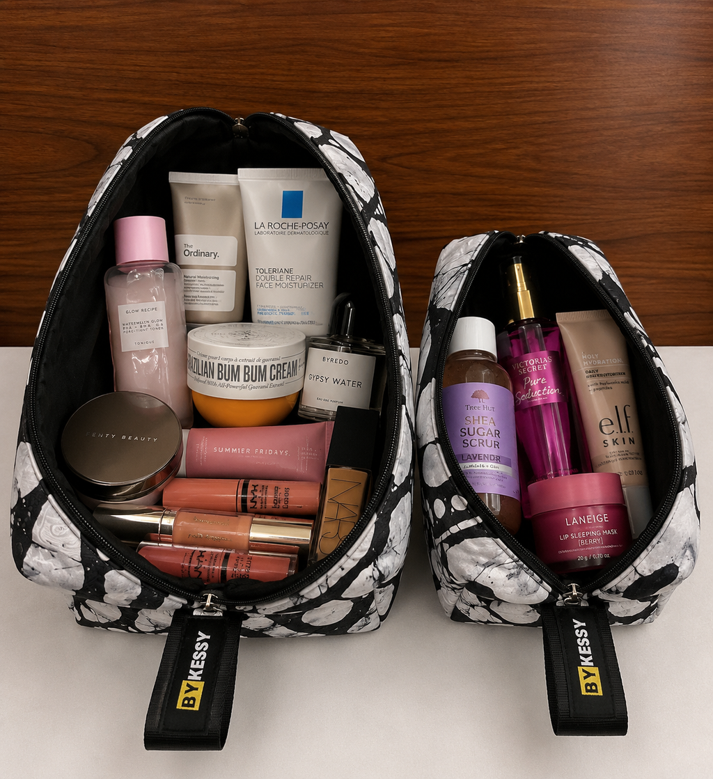 Adire Toiletry / Makeup Bags (L&M)