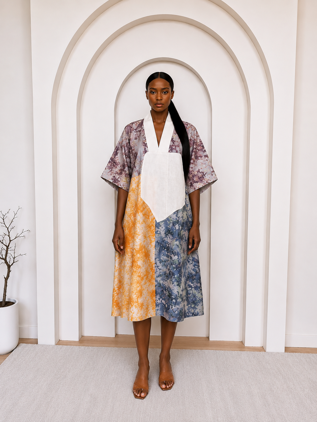 Adire Short Dress