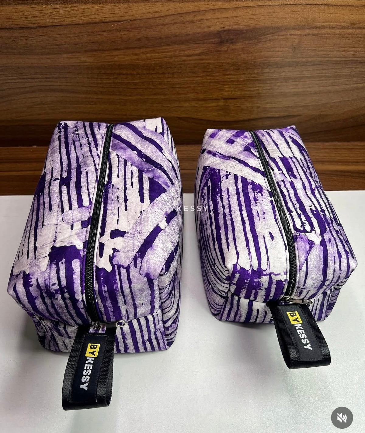Adire Toiletry / Makeup Bags (L&M)