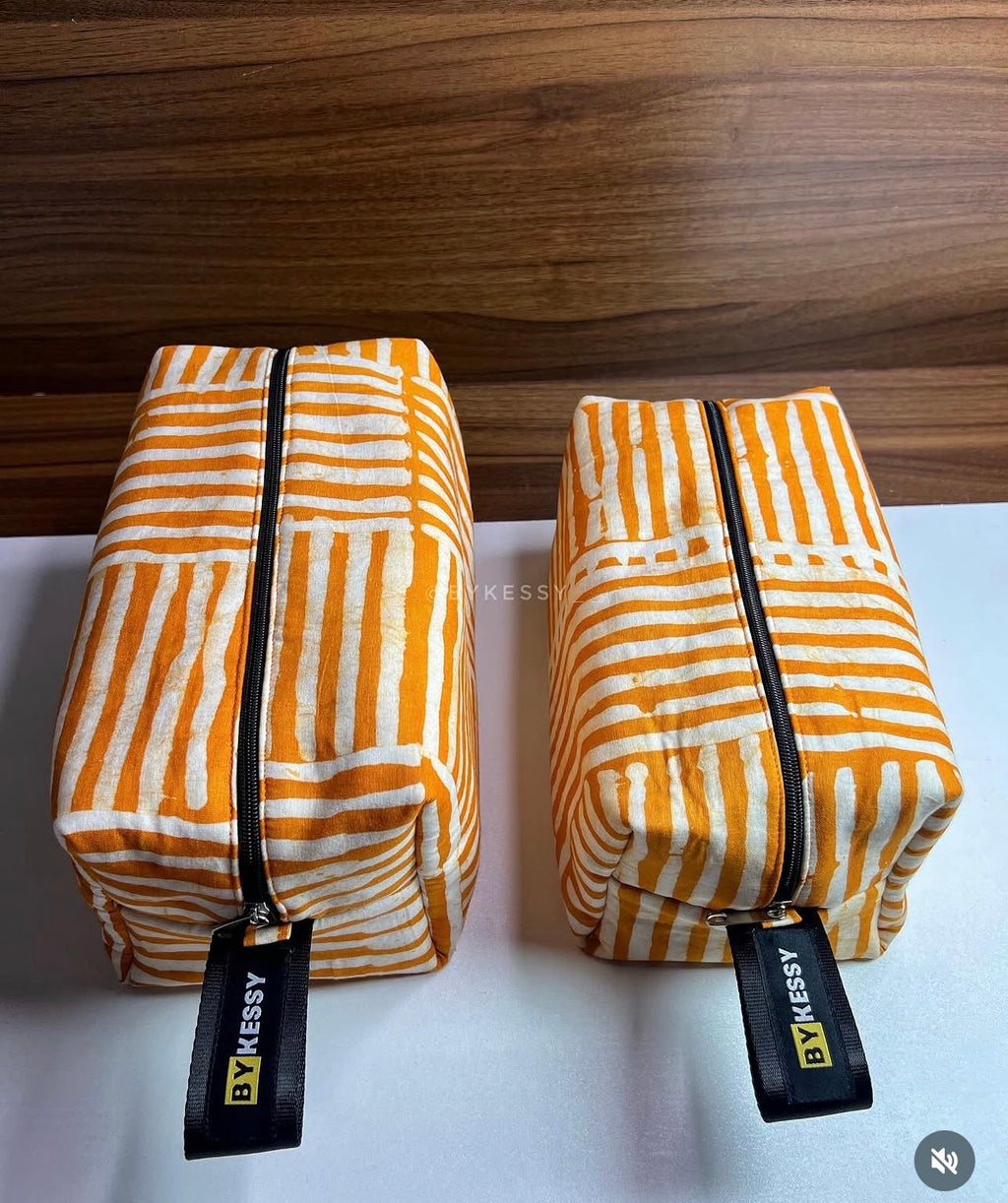 Adire Toiletry / Makeup Bags (L&M)