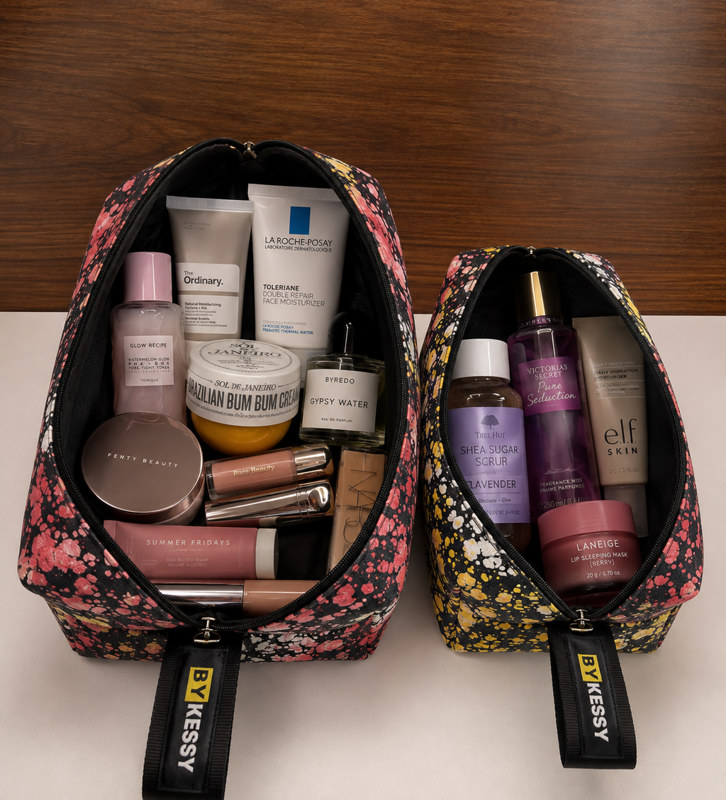 Adire Toiletry / Makeup Bags (L&M)